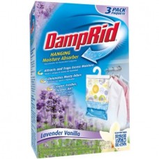 DampRid Hanging Moisture Absorber  Lavender Vanilla  14 Oz  3 Count - 1 Pack - B07BDJZTSS